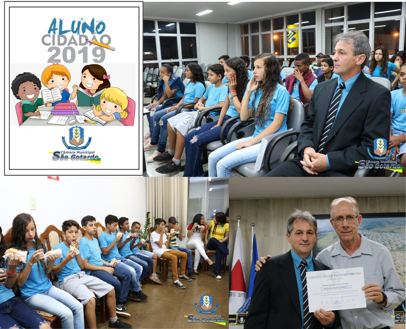 ALUNO CIDADÃO 2019 : PARTICIPAÇÃO ACADEMIA SCORPIONS DE TAEKWONDO DE SÃO GOTARDO.