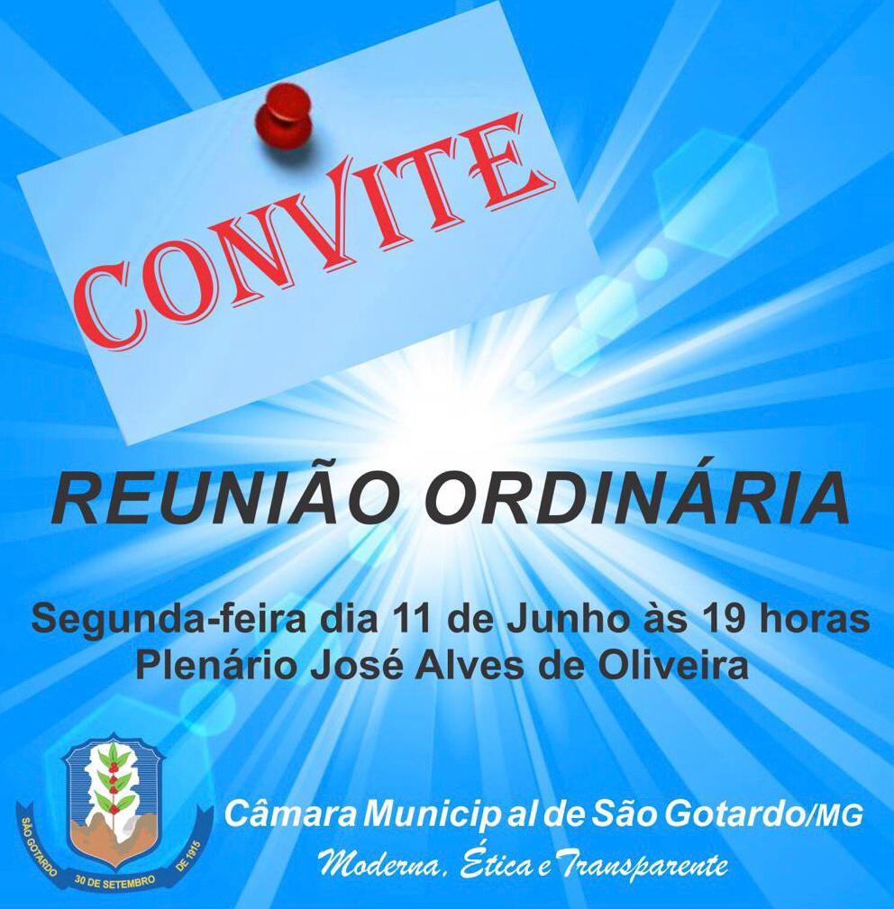 REUNIÃO ORDINÁRIA