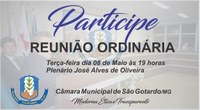 REUNIÃO ORDINÁRIA CÂMARA MUNICIPAL DE SÃO GOTARDO 