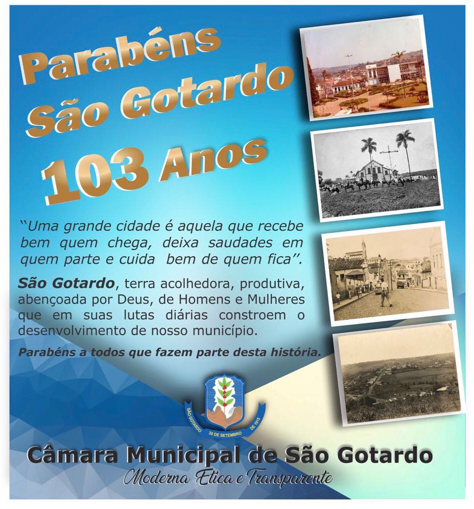 São Gotardo 103 Anos